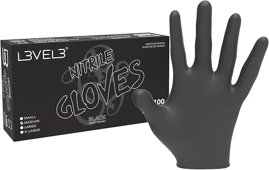 LEVEL3 BLACK MEDIUM GLOVES